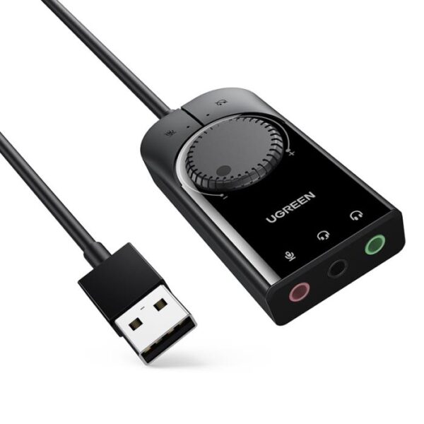 Κάρτα ήχου USB UGREEN CM129 40964 , με Ρυθμιστή Έντασης