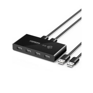 USB 2.0 Sharing Switch 4 Θέσεων UGREEN US216 30767 για 2 PC