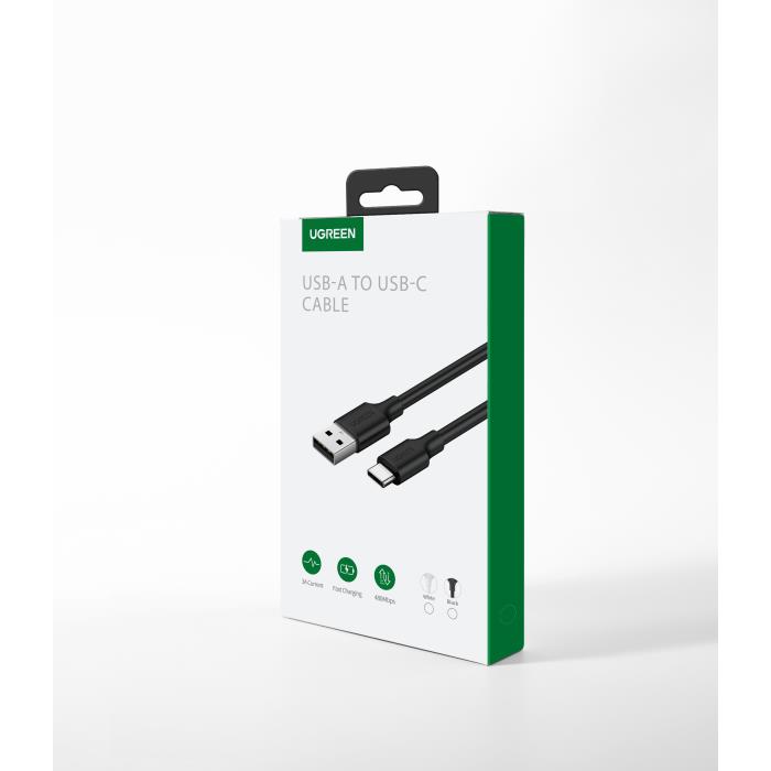 Καλώδιο Φόρτισης UGREEN US287 60116 USB σε USB-C 1m Μαύρο