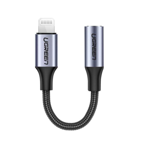Αντάπτορας Lightning σε 3.5mm M/F UGREEN US211 30756 Μαύρο