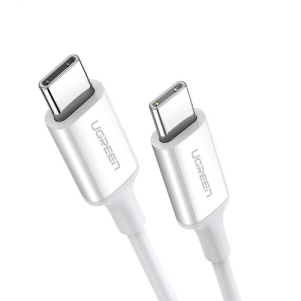 Καλώδιο Φόρτισης UGREEN US264 60518 USB-C σε USB-C PD 60W 1m Λευκό