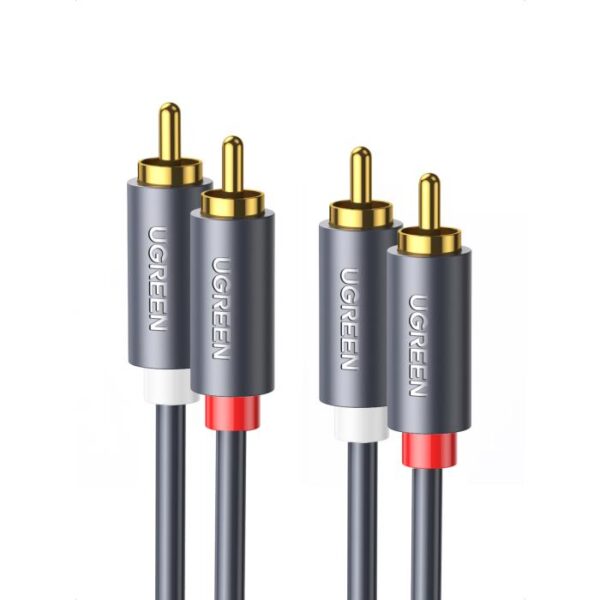 Καλώδιο Ήχου 2xRCA M/M UGREEN AV104 10520 5m Μαύρο