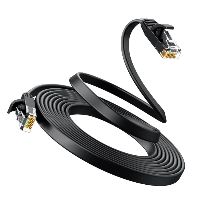 Καλώδιο Δικτύου UTP CAT6 UGREEN NW102 50178 10m Flat Μαύρο