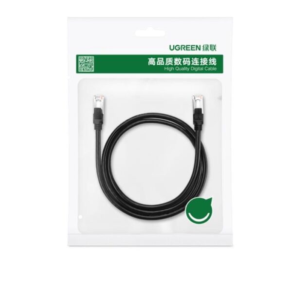 Καλώδιο Δικτύου UTP CAT6 UGREEN NW101 50186 3m Flat Pure Cooper Μαύρο