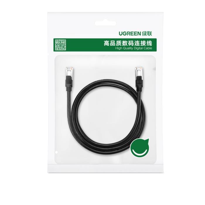Καλώδιο Δικτύου UTP CAT6 UGREEN NW101 50186 3m Flat Pure Cooper Μαύρο