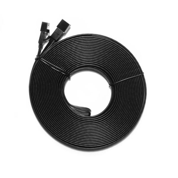 Καλώδιο Δικτύου U/FTP CAT7 UGREEN NW106 11265 10m Flat Pure Cooper Μαύρο