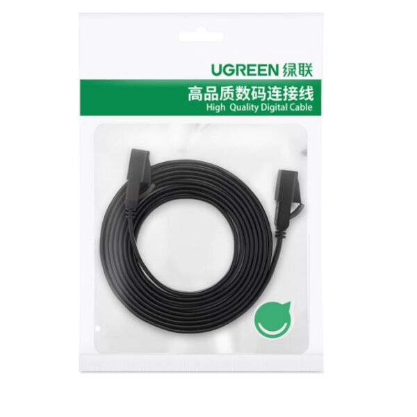 Καλώδιο Δικτύου U/FTP CAT7 UGREEN NW106 11267 20m Flat Pure Cooper Μαύρο
