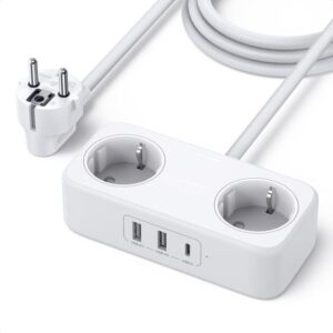 Πολύπριζο Ασφαλείας 2 Θέσεων UGREEN CD280 50683 και 3 Θέσεις Φόρτισης PD 30W