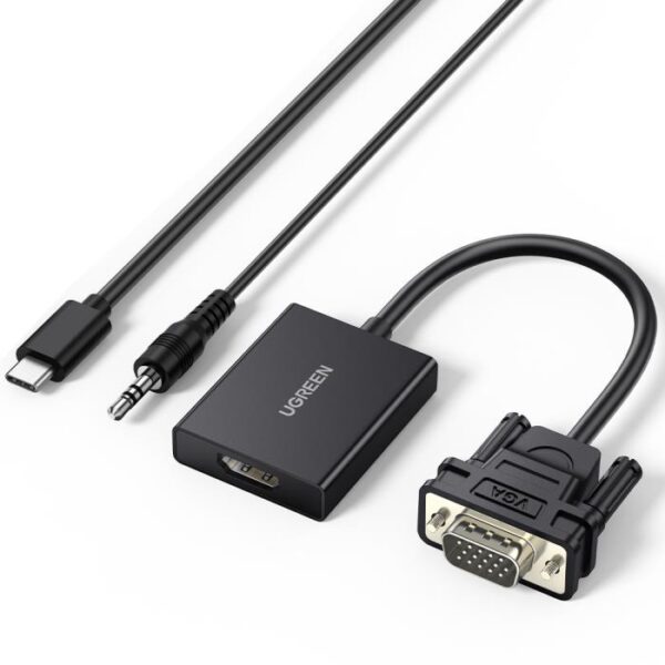 Μετατροπέας VGA to HDMI UGREEN CM513 50945,με USB-C τροφοδοσία