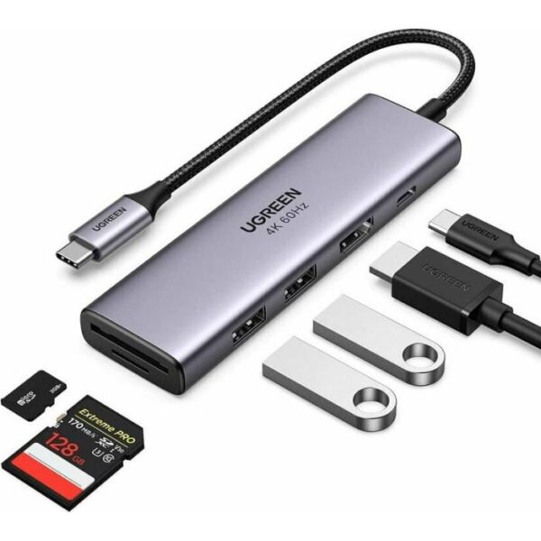USB-C Docking Station 6 σε 1 UGREEN CM511 60384