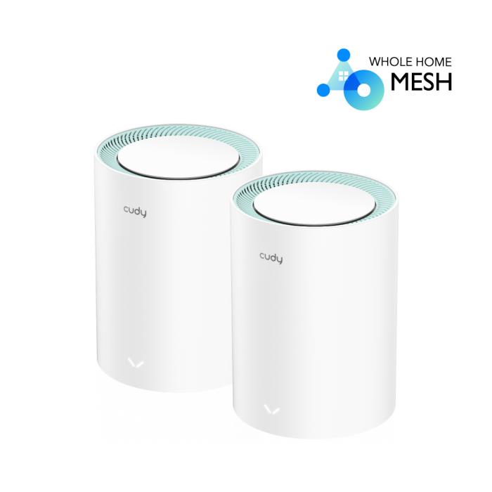 0100957 Mesh Cudy M1300 Wi-Fi AC1200 Gigabit (2-Pack)