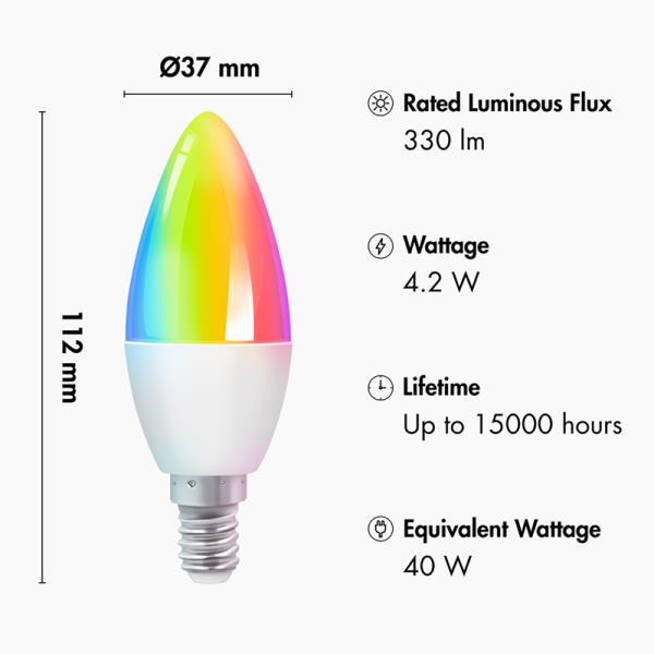 Έξυπνη Λάμπα Wi-Fi Led LogiLink SH0119 Τύπου Κερί