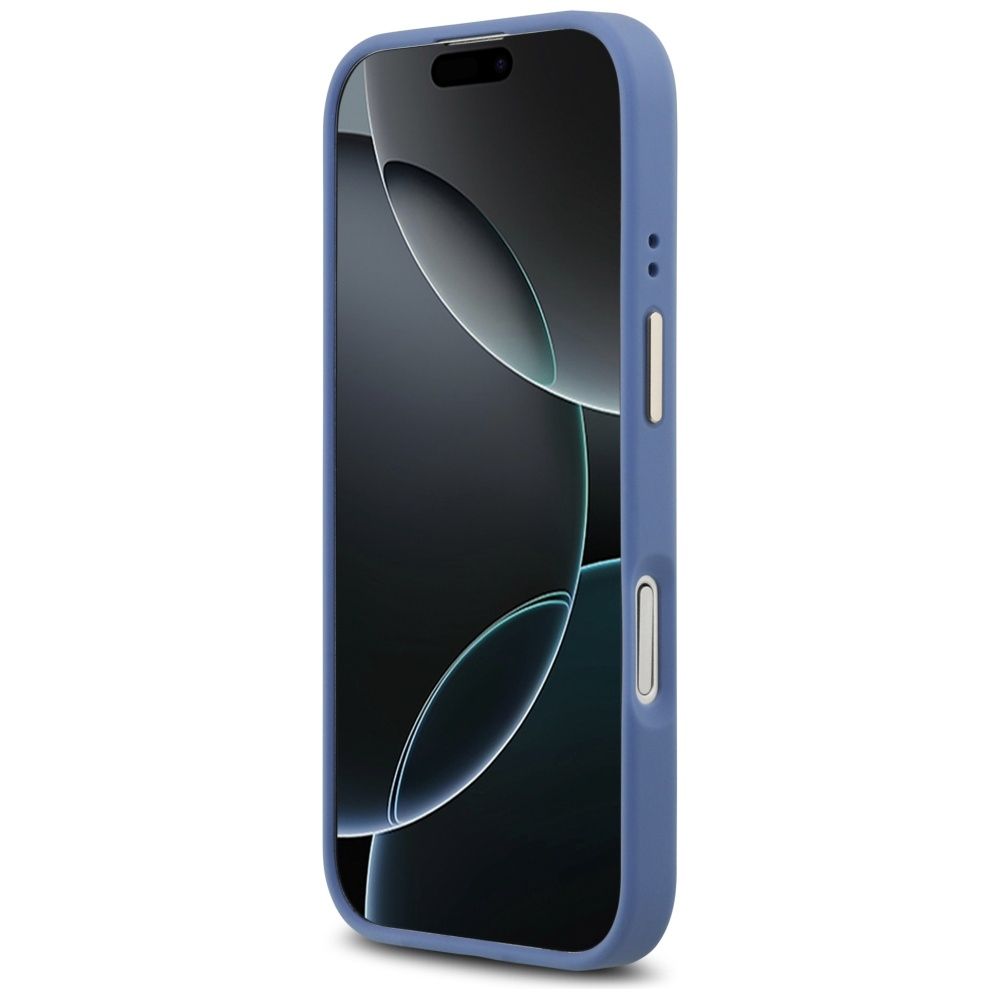 GUESS case for IPHONE 17 compatible with MagSafe GUHMP17SP4MSEGCB (PU 4G W/ Classic) blue