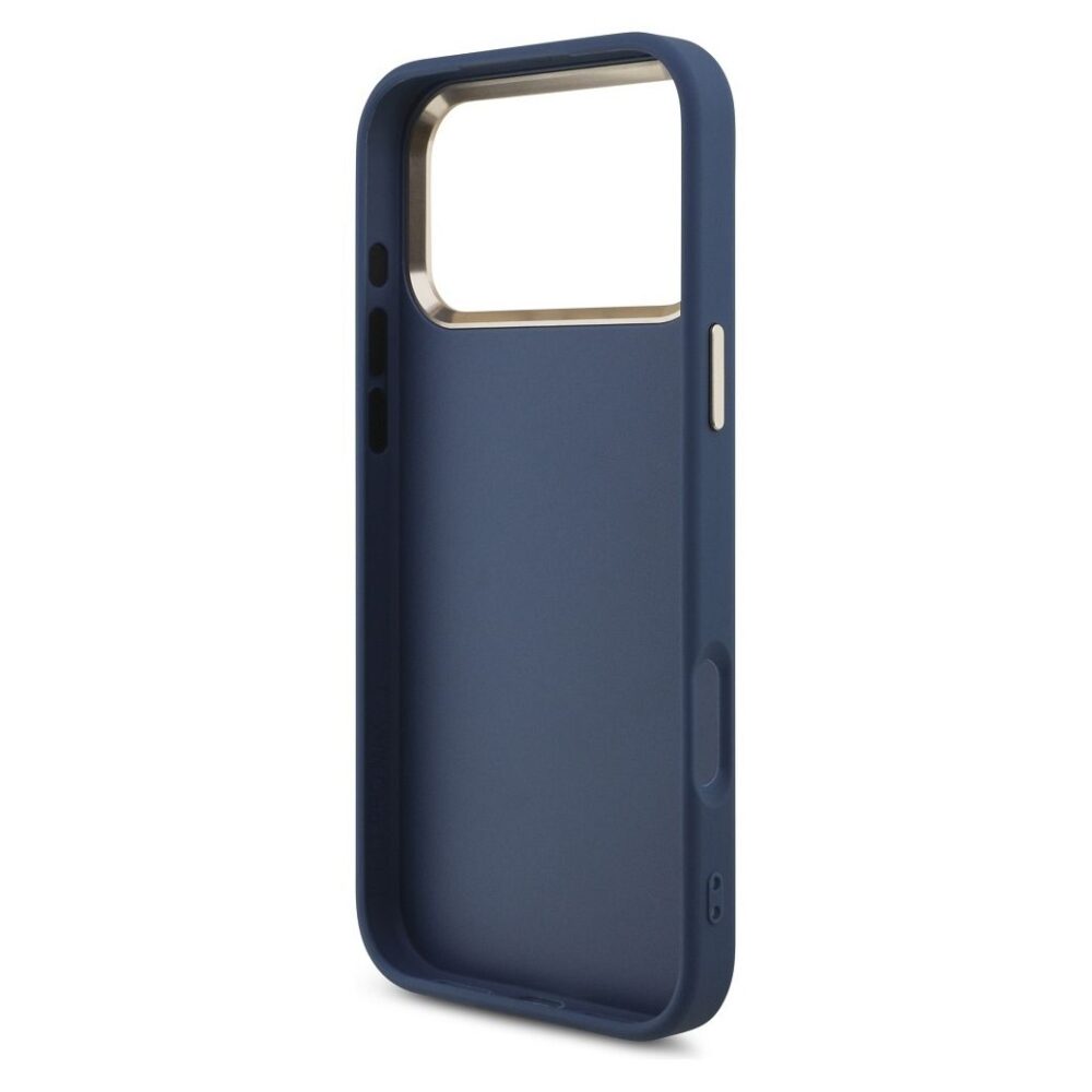 01c77b7b93ec7116e8364a19d921e695 GUESS case for IPHONE 17 Pro Max GUHCP17X4GMGCBL (PU W/ Big 4G Classic Logo) gold blue