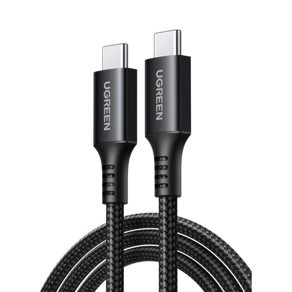 Καλώδιο Φόρτισης UGREEN US567 15373 USB-C σε USB-C PD 60W 1m Μαύρο Γκρί