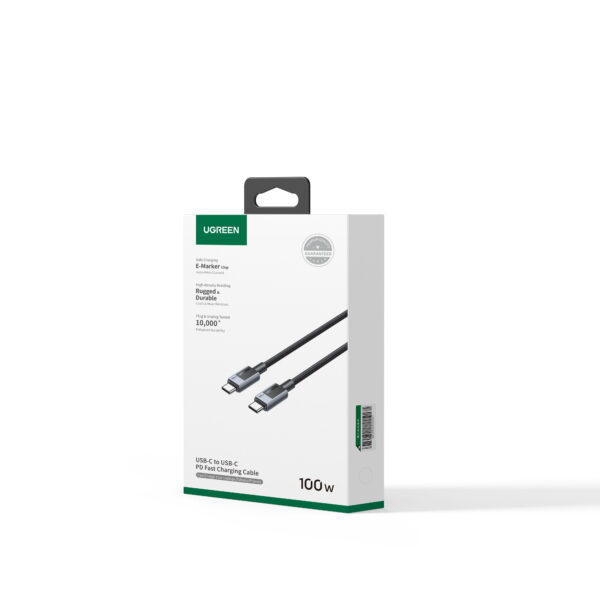 Καλώδιο Φόρτισης UGREEN 45065 USB-C σε USB-C PD 100W 3m Γκρί