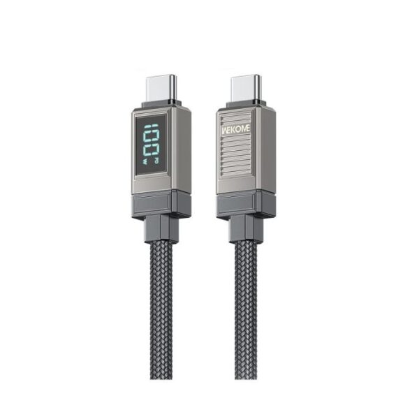 Καλώδιο Φόρτισης WK WDC-41 USB-C to USB-C 100W 1.2m Μαύρο