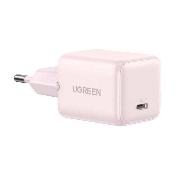 Φορτιστής Σπιτιού GaN PD 20W UGREEN X512 55556 1 Θέσης Ροζ