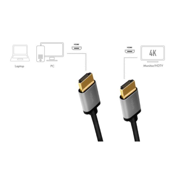 Καλώδιο HDMI M/M 4K/60Hz LogiLink CHA0100 1m