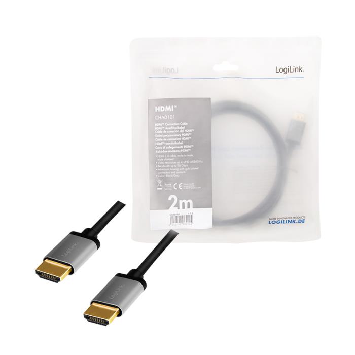 Καλώδιο HDMI M/M 4K/60Hz LogiLink CHA0101 2m