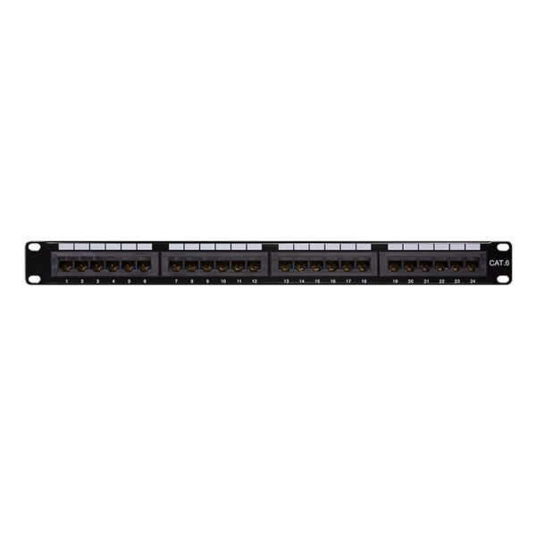 Patch Panel CAT6 24 Θέσεων 1U Logilink NP0004A LSA strips