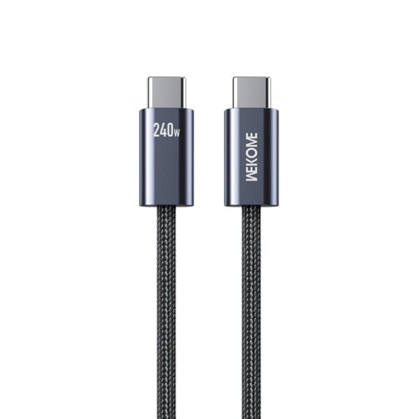 Καλώδιο Φόρτισης WK WDC-23 USB-C σε USB-C PD 240W 1m Μαύρο