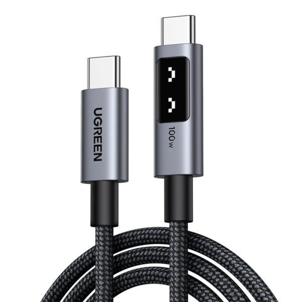 Καλώδιο Φόρτισης UGREEN L509 35512  USB-C σε USB-C PD 100W 2m Μαύρο