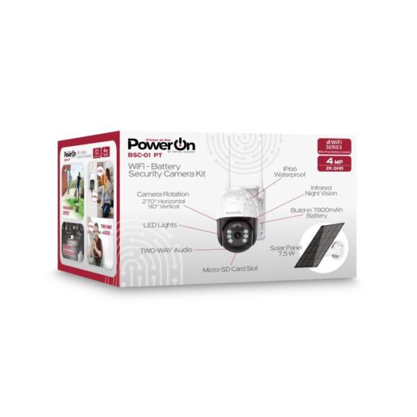 Κάμερα IP Wi-Fi Power On BSC-01 2K