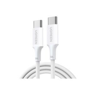 Καλώδιο Φόρτισης UGREEN L502 65256 USB-C σε USB-C PD 100W 2m Λευκό
