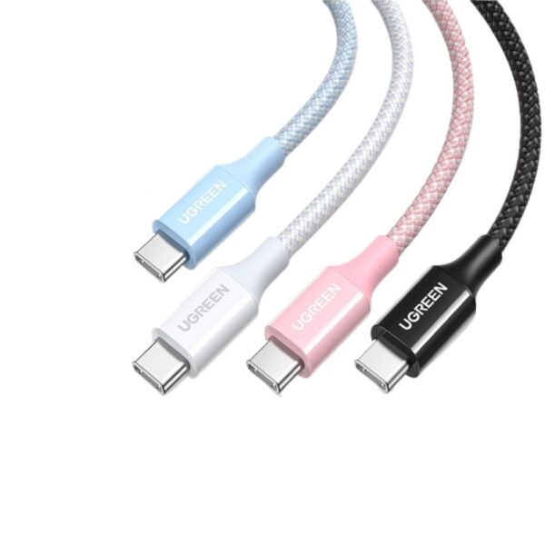 Καλώδιο Φόρτισης UGREEN L502 65252 USB-C σε USB-C PD 100W 2m Ροζ