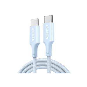 Καλώδιο Φόρτισης UGREEN L502 65254 USB-C σε USB-C PD 100W 2m Μπλέ