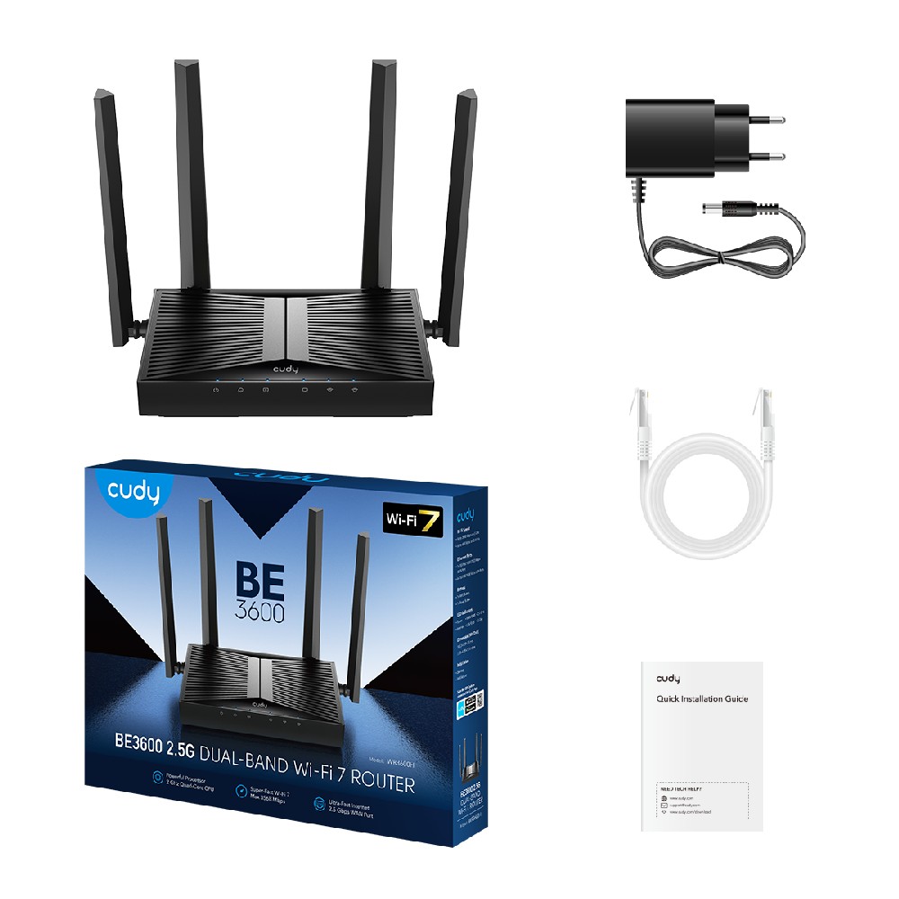 Access Point Cudy WR3600 Wi-Fi7 BE3600 Gigabit