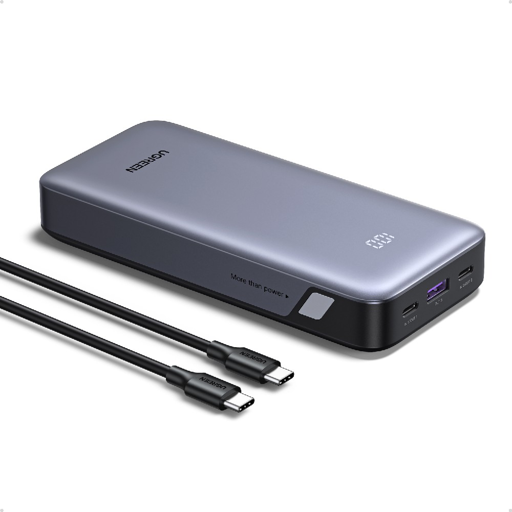 Power Bank 20000mAh PD 30W UGREEN PB532 55989B 3 Θέσεων Γκρι