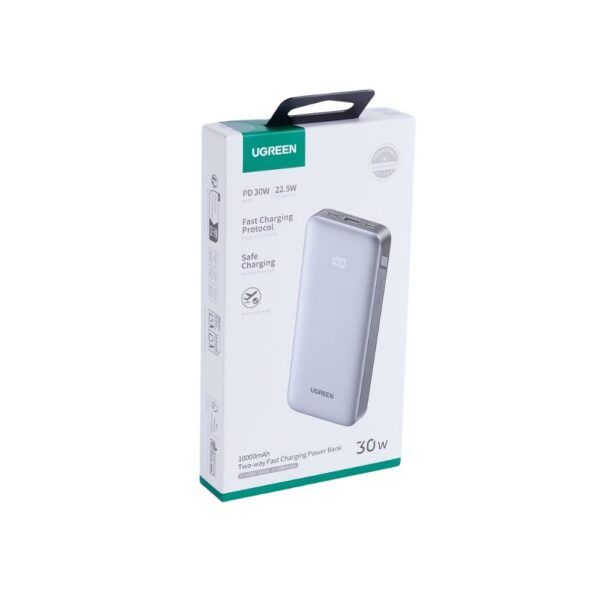 Power Bank 10000mAh PD 30W UGREEN PB535 55994B 3 Θέσεων Γκρι