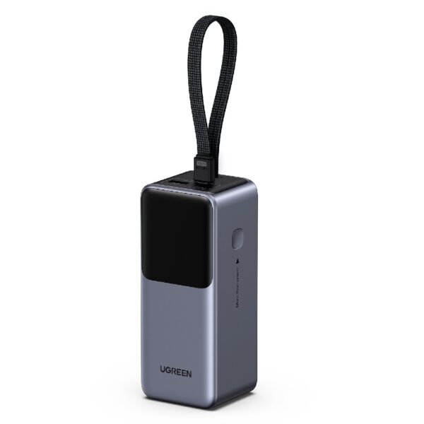 Power Bank 20000mAh PD 130W UGREEN PB723 55365B 2 Θέσεων, με καλώδιο USB-C Γκρι