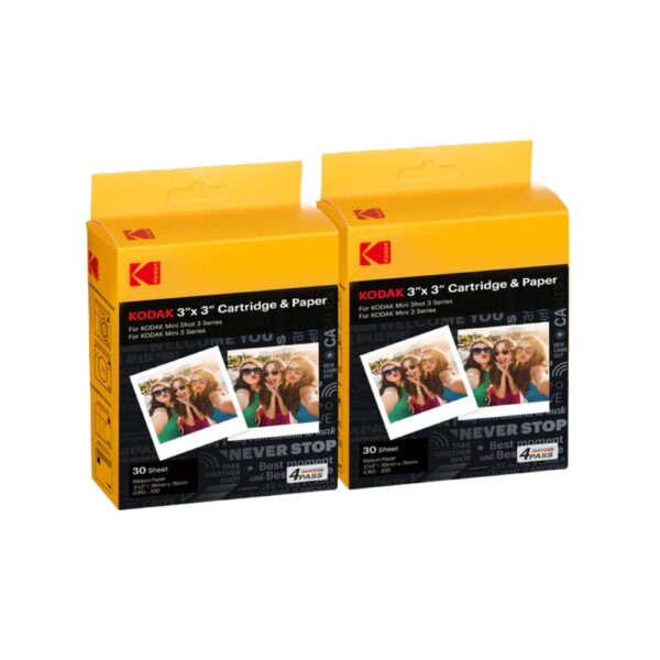 Aνταλλακτικό Φωτογραφικό Χαρτί Kodak για Κάμερα Mini Shot 3 (60τμχ)
