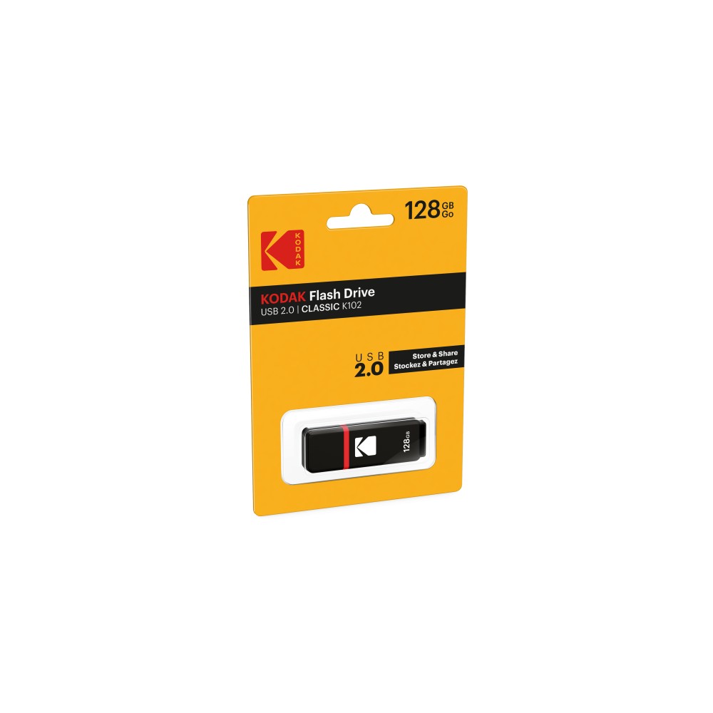 0284960 USB Stick Kodak K102 128GB Usb 2.0 Μαύρο