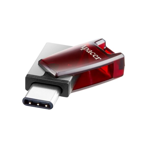 USB Stick Apacer AH180 64GB USB 3.2 Gen 1/USB-C Κόκκινο