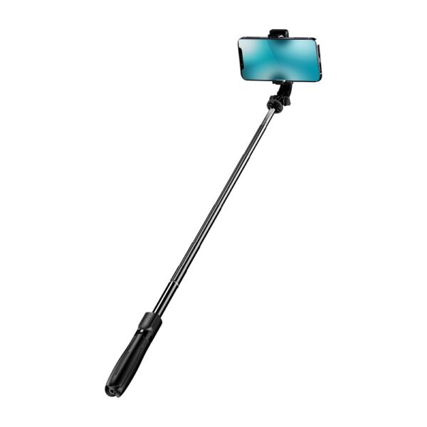 0568c70d9ebc4bbbcaf9f34776ad6132 BLUE STAR selfie stick with wireless remote control tripod L21 black
