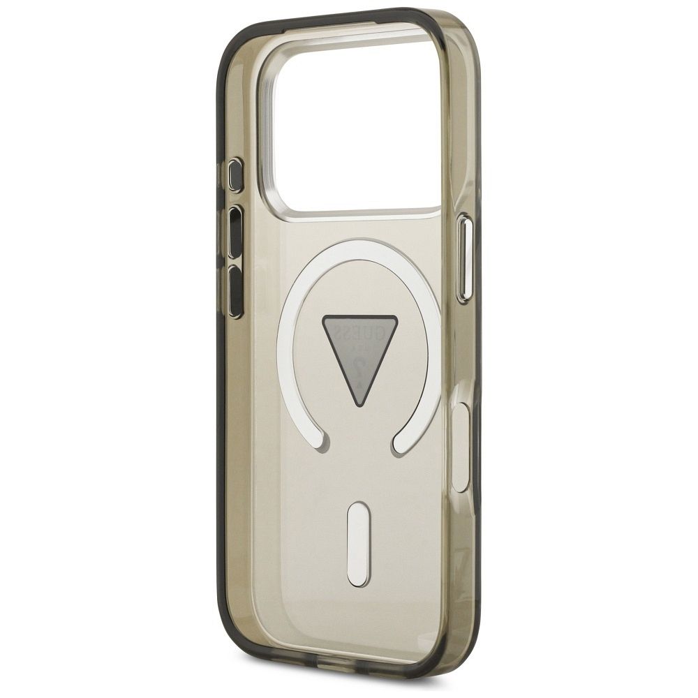 0654e6ca1b6084a1181b707c8e53ccdb GUESS case for IPHONE 17 Pro compatible with MagSafe GUHMP17LHGTMLCGA (IML Gradient W/ Triangle Logo) khaki