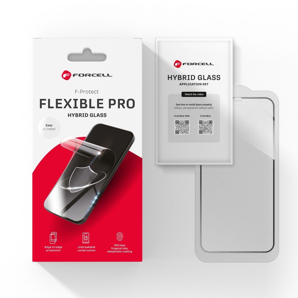 Forcell Flexible Nano Glass 5D for iPhone 17 Pro Max black