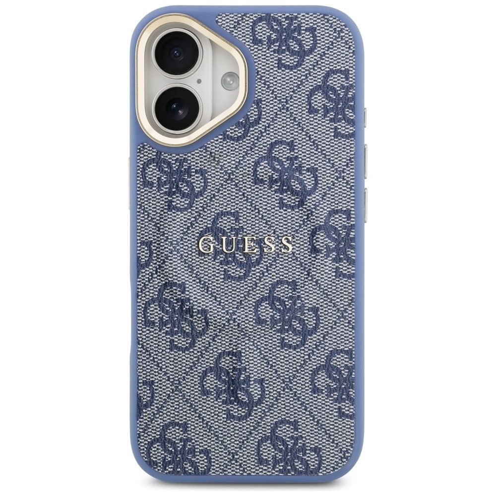 GUESS case for IPHONE 17 compatible with MagSafe GUHMP17SP4MSEGCB (PU 4G W/ Classic) blue