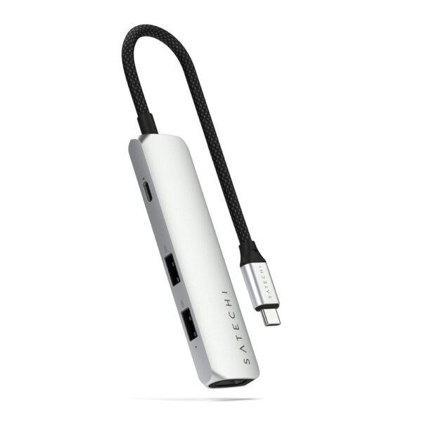 SATECHI adapter HUB 4in1 Type C ST-P4SS silver