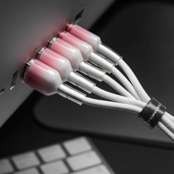 FORCELL F-ENERGY C353 cable USB A to Lightning 2,4A 12W Gradient 1 m white