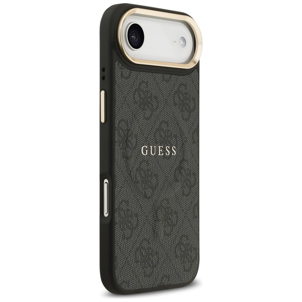 GUESS case for IPHONE 17 Air compatible with MagSafe GUHMP17MP4MSEGCK (PU 4G W/ Classic) black