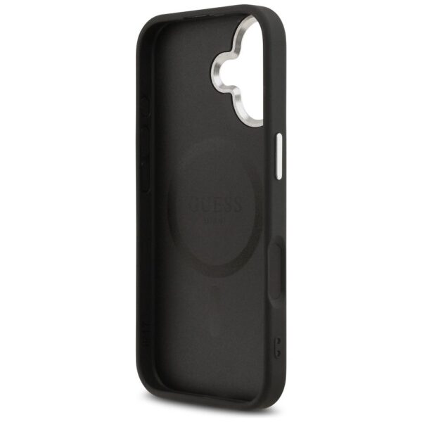 07af1ed0a4e71ddf1104bb291ae1264d GUESS case for IPHONE 17 compatible with MagSafe GUHMP17SPSAREGSK (PU W/ Classic Logo) black