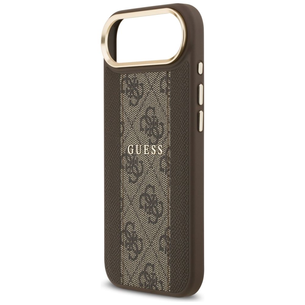 09c971d4afe267e640abeeda81e5fa9a GUESS case for IPHONE 17 Air compatible with MagSafe GUHMP17MPG4SEMCW (PU W/ 4G Stripe) brown