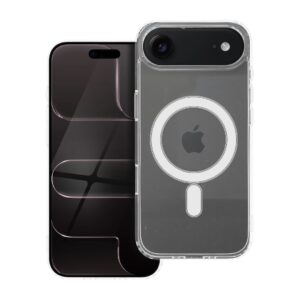CLEAR MAG COVER (MID) case compatible with MagSafe for IPHONE 17 Air transparent
