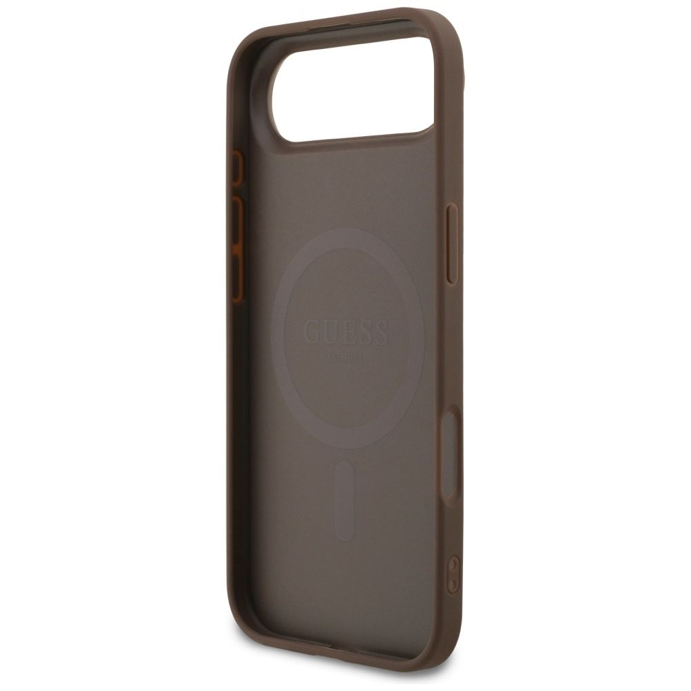 0aecd81f033ec03bd0646df966f045a9 GUESS case for IPHONE 17 Air compatible with MagSafe GUHMP17MG4GFRW (PU 4G Ring Classic Logo) brown