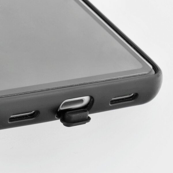 Lightning Charging Socket Cap with Holder black